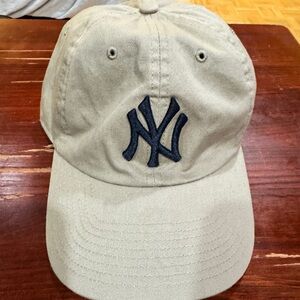 Genuine 47 Yankees  Beige and White Cap